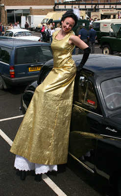 Gold Lady Stilts